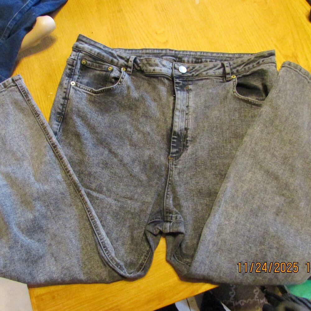 Dark Grey stretch jeans Size 18
